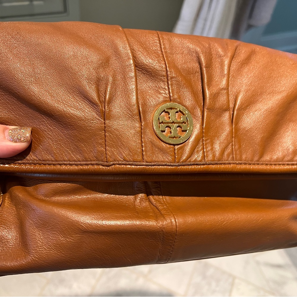 Tory Burch Cognac Crossbody/Clutch